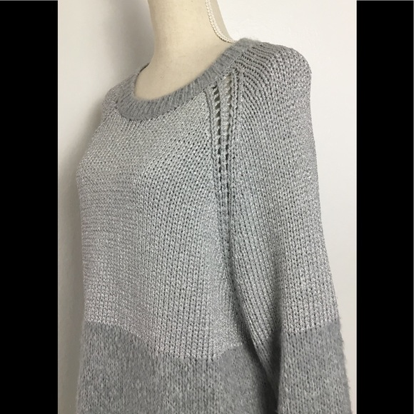 Michael Kors Pullover Sweater Metallic Grays - Picture 4 of 8